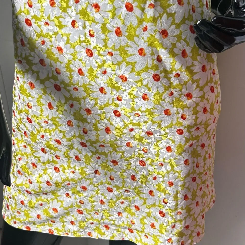 Altar'd state Floral Mini Dress with Yellow and Pink Flowers size L - Picture 3 of 5